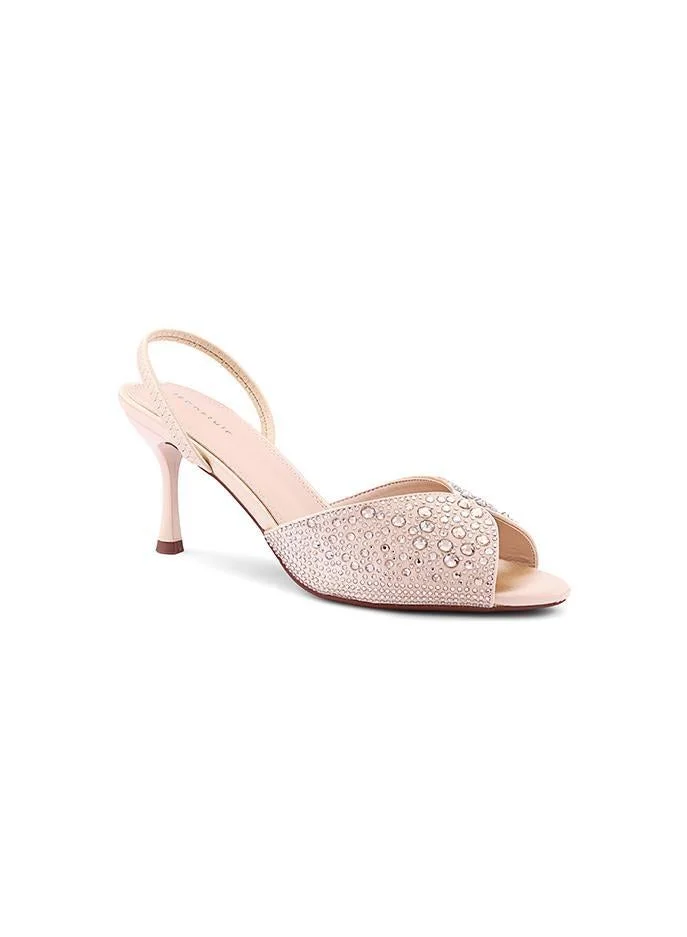 IconStyle Embellished Strappy Heeled Mules